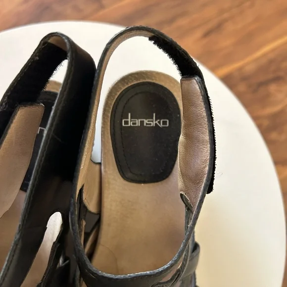 COPY - Dansko  black heel sandals size 38 - Picture 4 of 6